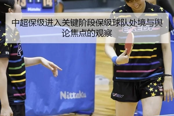 中超保级进入关键阶段保级球队处境与舆论焦点的观察